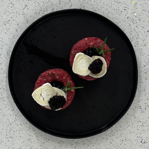 Blackberry & Goats Cheese Beef Truffles
